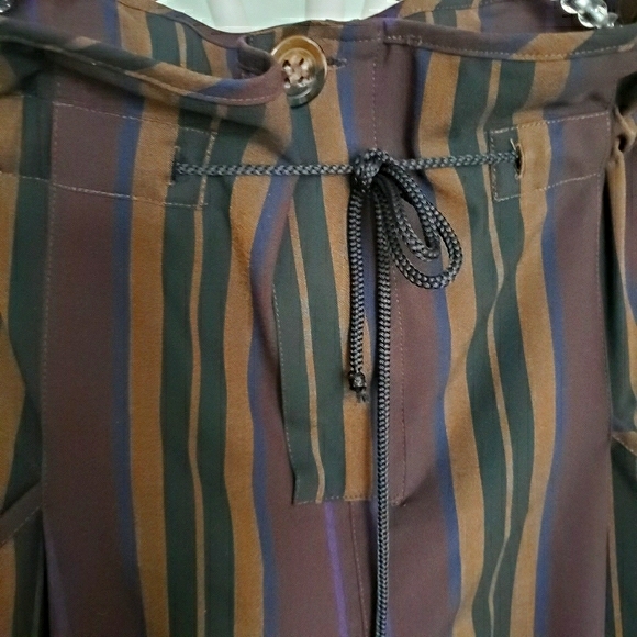 ZARA Striped Print Pants - Picture 7 of 13